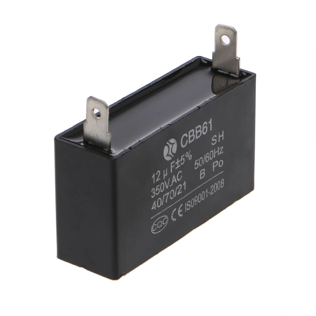 12uF Generator Capacitor CBB61 50/60Hz 350VAC Fan Motor brushless motor micro motor brushed motor worm gear motor synchronous motor