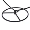 1Pcs Handmade Ball Vase Moon Heart Shape Iron Stand Simple Stylish Hanging Glass Plant Vase Pot Terrarium Container Home Decor 4