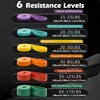 New natural latex resistance band sports resistance band set for men and women's muscle training elastic band 2