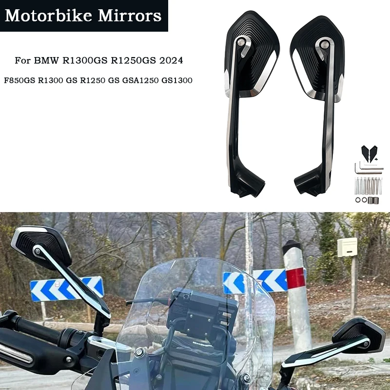 Per Bmw R1300Gs R1250Gs 2024 Accessori Specchietti Retrovisori R1200Gs Lc Adventure F850Gs R 1300 Gs R 1250 Gs Gsa1250 Gs1300 Parti