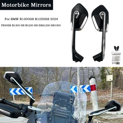 For BMW R1300GS R1250GS 2024 Accessories Rearview Mirrors R1200GS LC Adventure F850GS R 1300 GS R 1250 GS GSA1250 GS1300 Parts