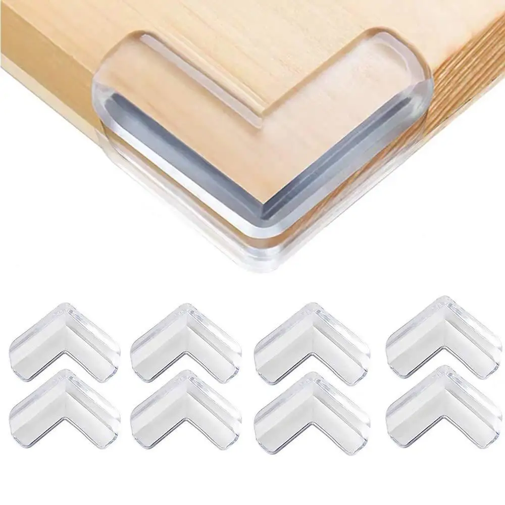 Table Corner Protector Table Edge Protector Furniture Anti Collision Strip 10PCS Transparent Anti Collision Angle PVC Pad Child Safety Corner Guard Baby Collision Proof Protector Table Corner
