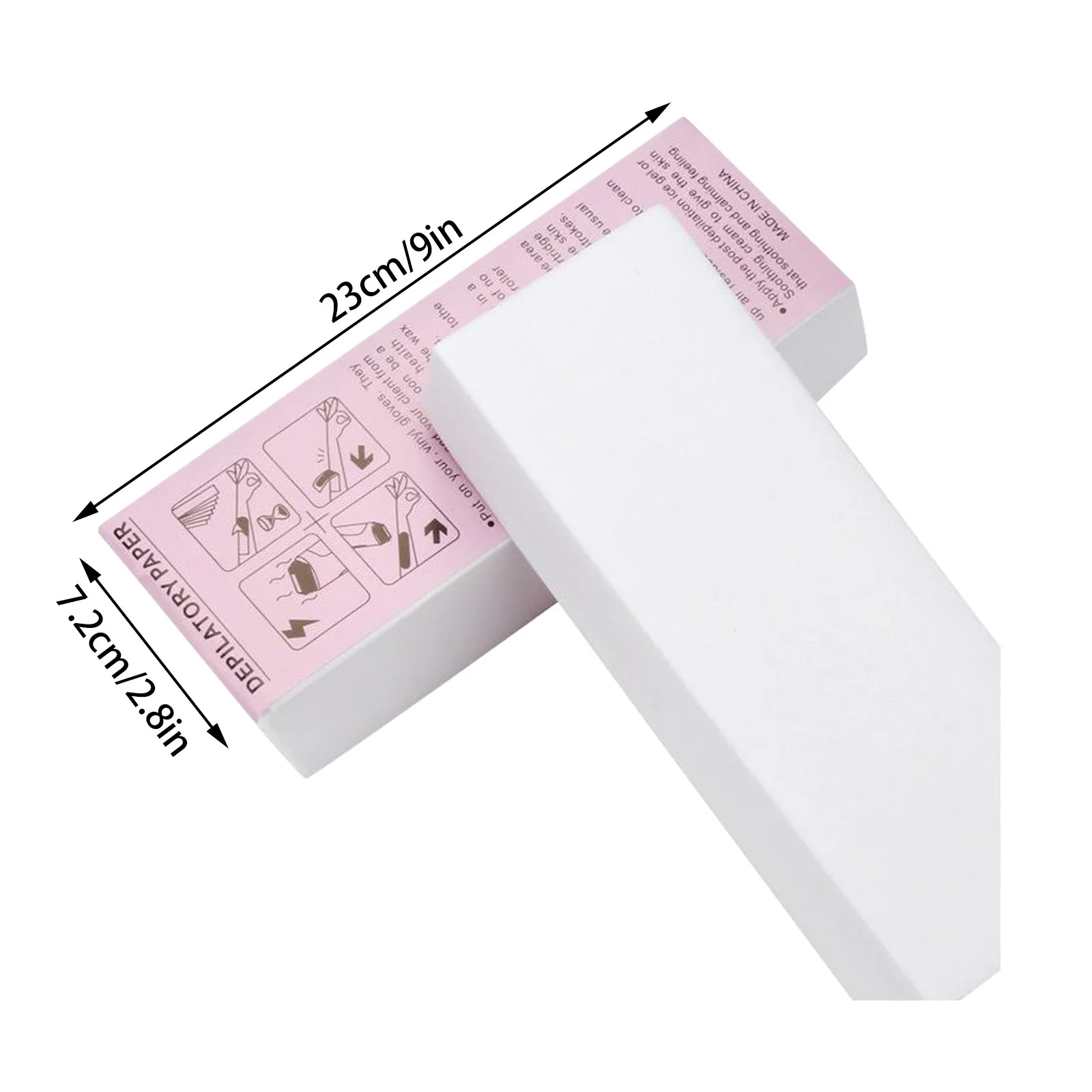 100 Pcs Disposable Beauty Hair Removal Wax Paper Thickened Non-woven Hair Removal Beauty Supply Hair Special Wax Removal A7T3 6
