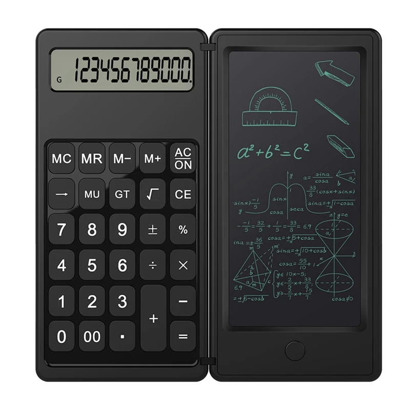 

Планшет с калькулятором для рукописного ввода, умный мини-калькулятор для заметок, портативный школьный, деловой, прочный, простой в использовании