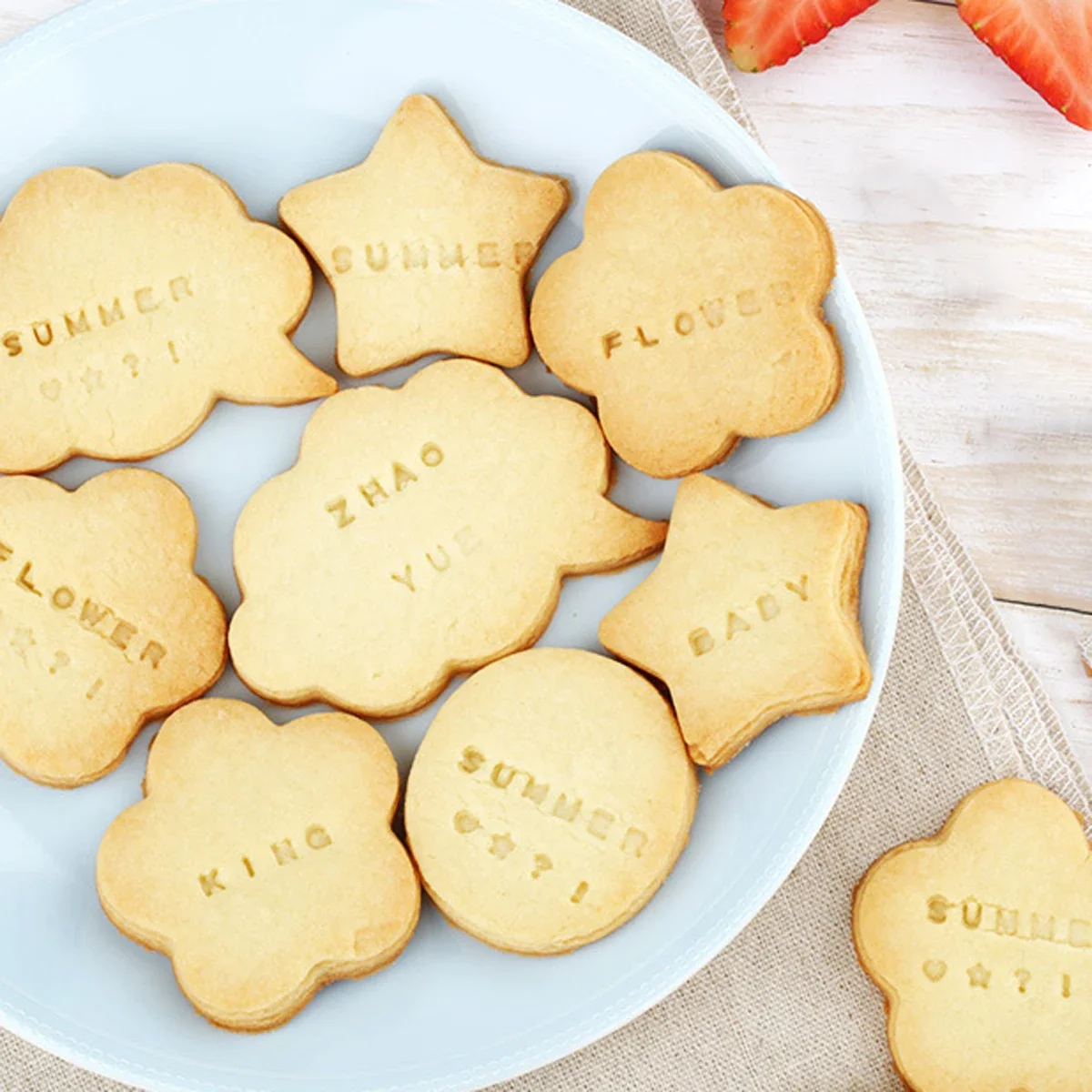 DIY Biscuit Cake Molds Letters Numbers Symbols