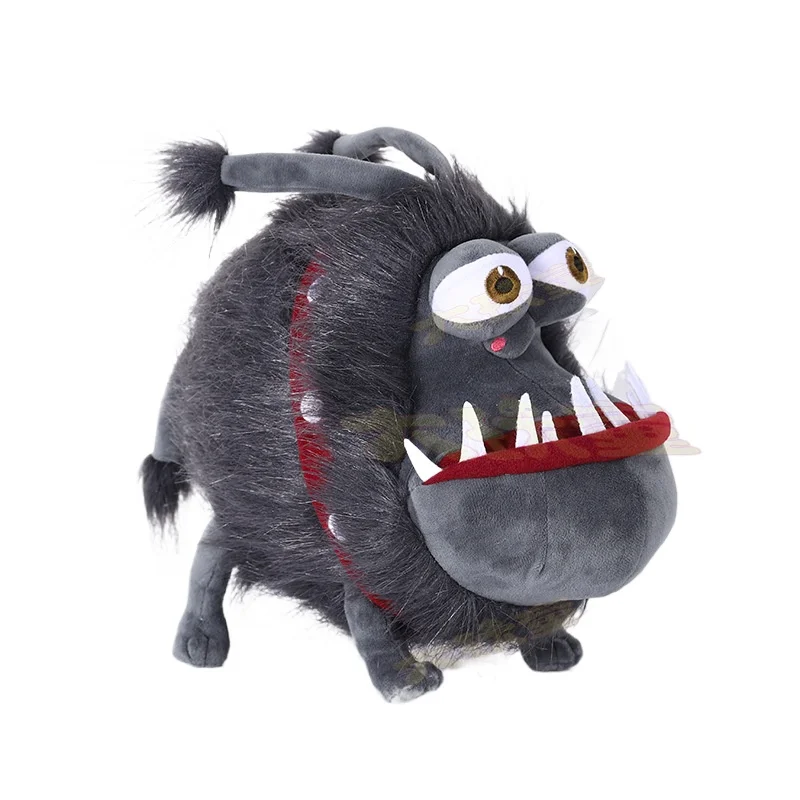 Premium Glooker Dog Plush Toy - High-Pile Realistic Black Stuffed Animal with Ultra-Soft Fur , Collectible  Doll  Gift