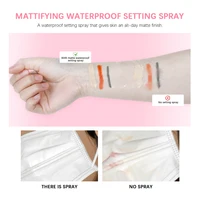 Mattifying Waterproof Setting Spray Glossy Matte Base Makeup Control Oil Non-Sticky Waterproof Make-up Fixer Spray for All Skin 4