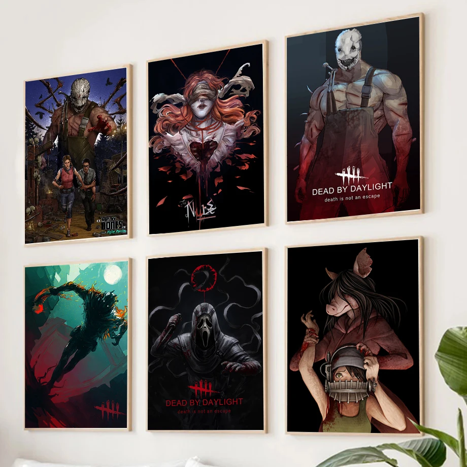 Dead By D-Daylight Canvas Painting Poster The Huntress Gift Videogioco Picture For Kids Room Living Wall Art Decor Home Decor