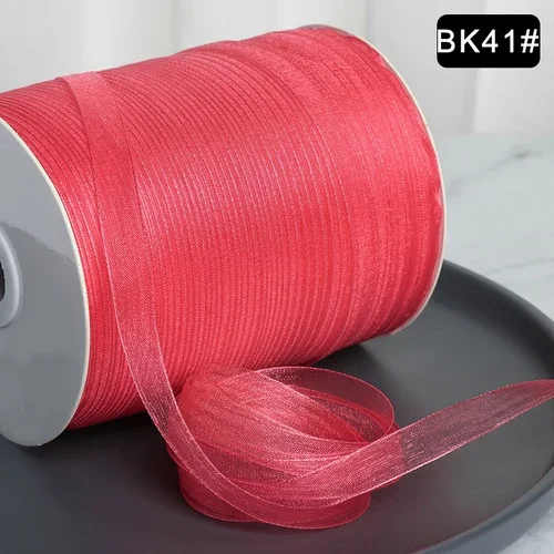 Elegant 3/8'' Organza Ribbon for Gift Wrapping and DIY Crafts - 10 meters