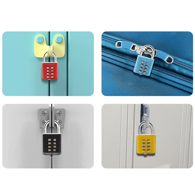EGFirtor Smart Password Code Combination Padlock Suitcase For Luggage Travel Code Smart Lock Code Keyed Anti-thieft Lock 5