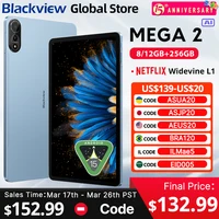 Blackview MEGA 2 Tablets 12 inch 2K Display  Android 15 Widevine L1 36GB(12+24) 256GB 9000mAh 16MP AI Camera Pad PC 1