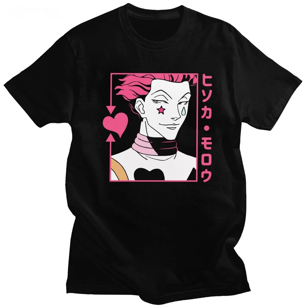 

Hunter X Hunter T-Shirt Women 100% Cotton Awesome Tshirt Crew Neck Short Sleeved Tops Hisoka Morow T Shirt Anime HxH Tee Merch