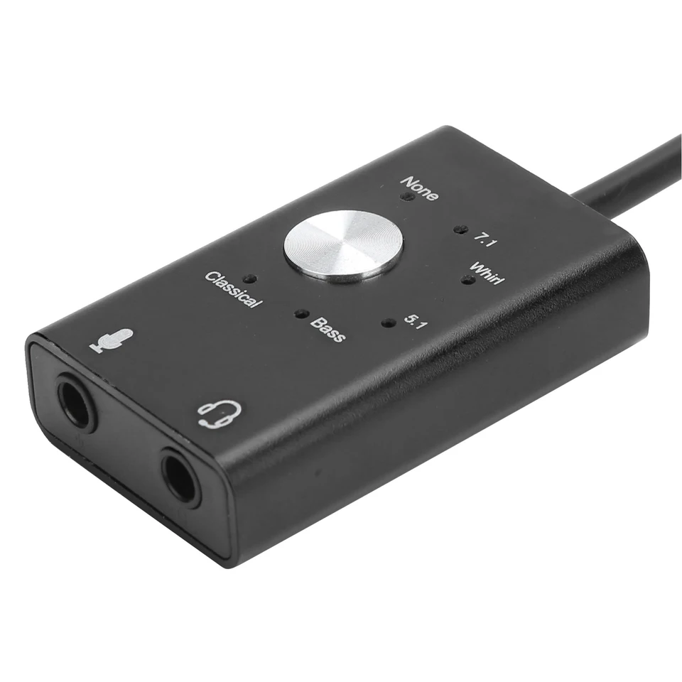 Type C 7.1 Channel External Sound Card Adapter
