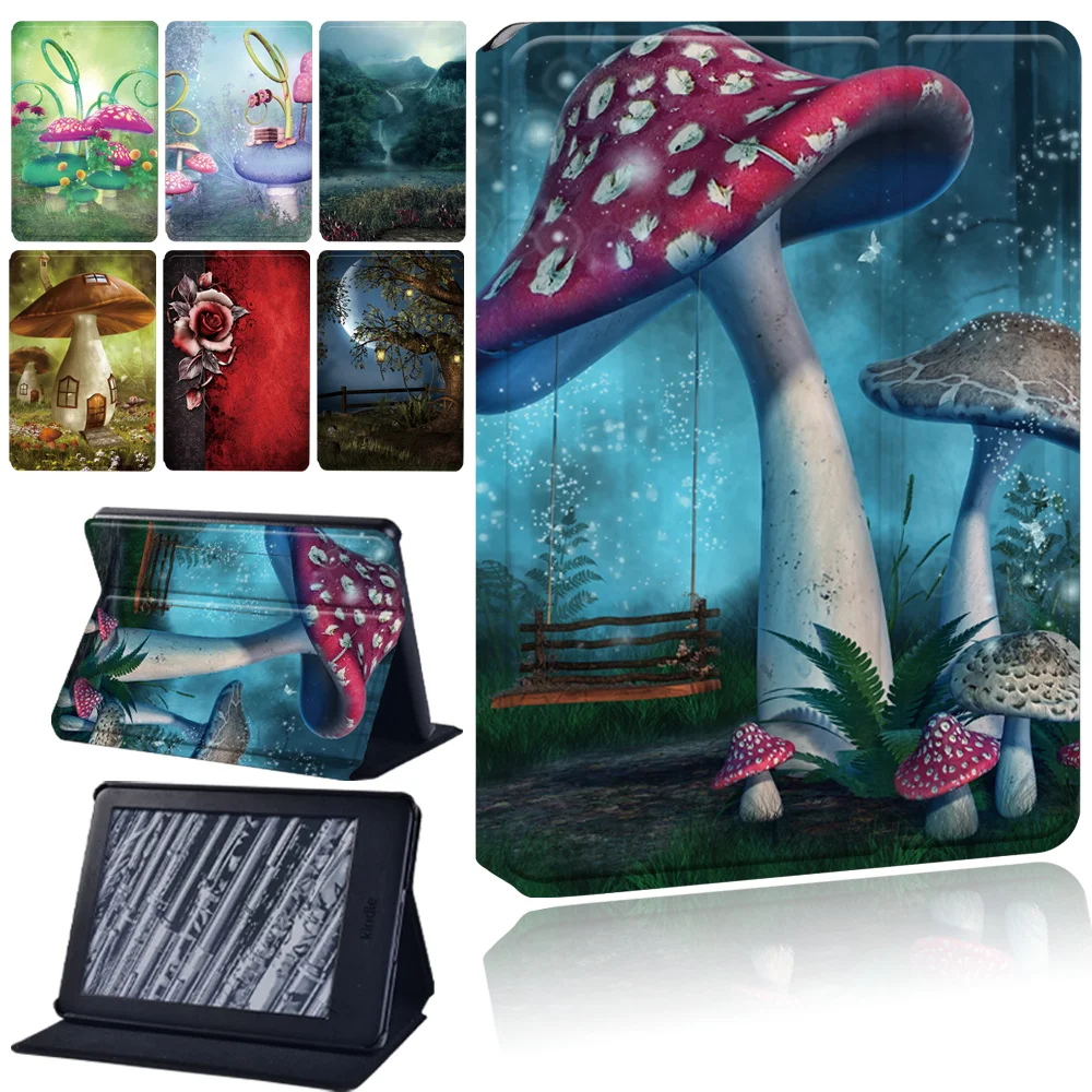 Custodia Per Kindle 11A Generazione 5/Paperwhite 1 2 3 Copertura Completa Per Tablet In Pelle Per Kindle 10Th/Kindle 8Th Case Forest Pattern 2022