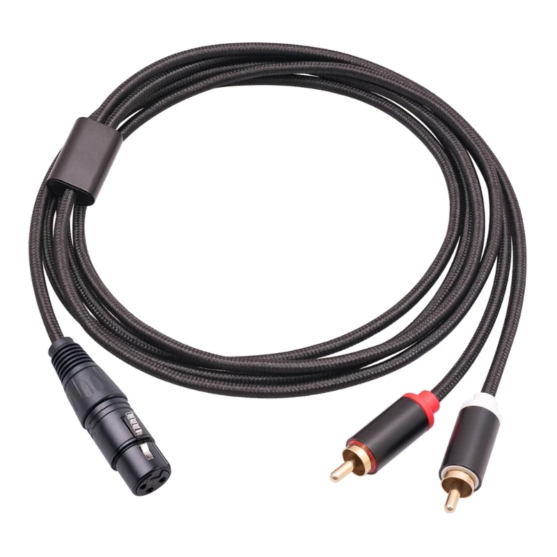 ͼ  Ŀ  XLR to Ʈ RCA  ̺ ڵ, E5BA, 1m, 2 跮, 3 跮