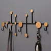 Gold black 6 hooks