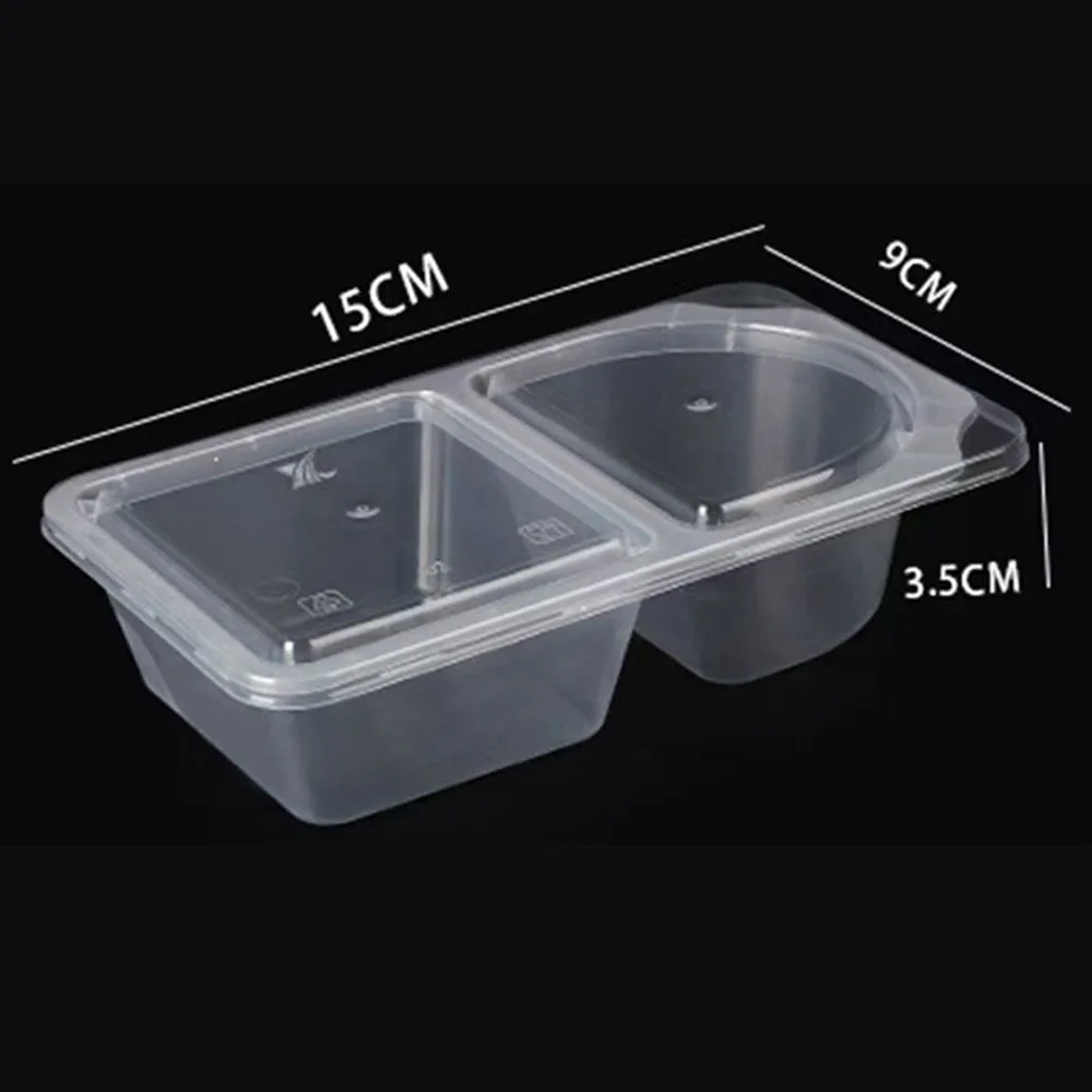 Eco-Friendly Leak-Proof Snack & Meal Prep Containers - Multi-Compartment Storage with Lids (10/20pcs Set)