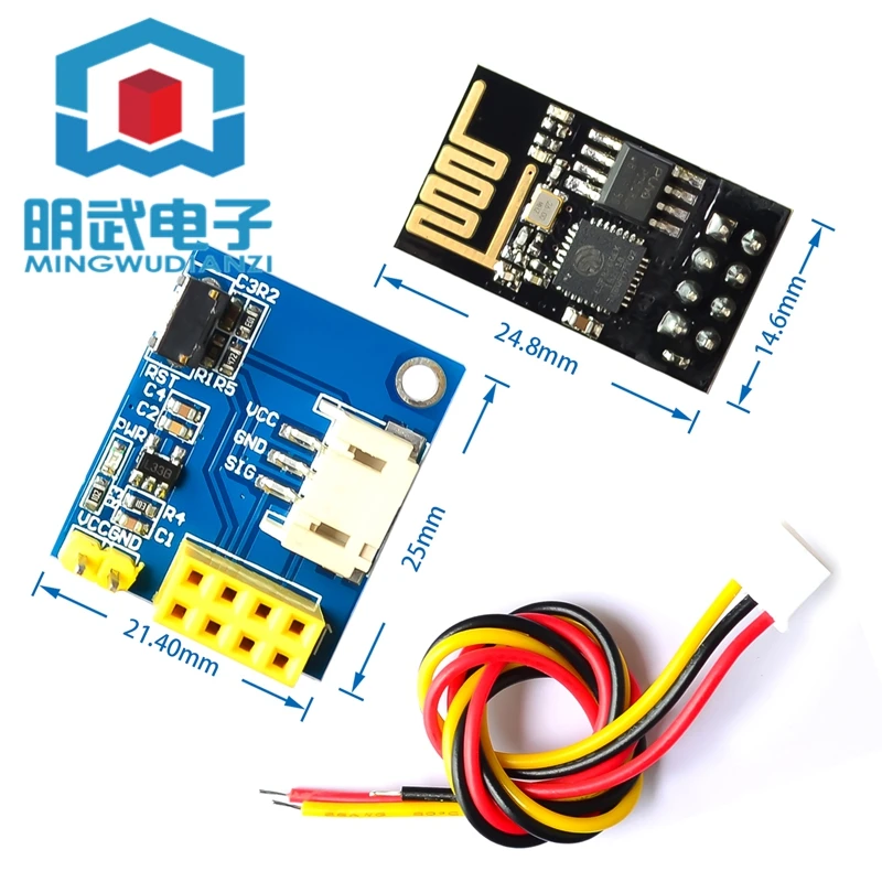 

ESP8266 ESP-01 WS2812 RGB ESP-01S светодиодный Module
