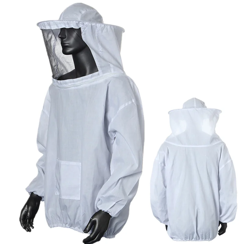 Siamese Beekeeping Suit Bee Clothes with Hat Anti-bee Suit Anti-bee Bite Equipment Farming Protective Jacket