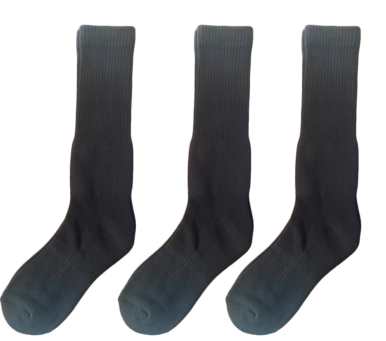 3 pairs black