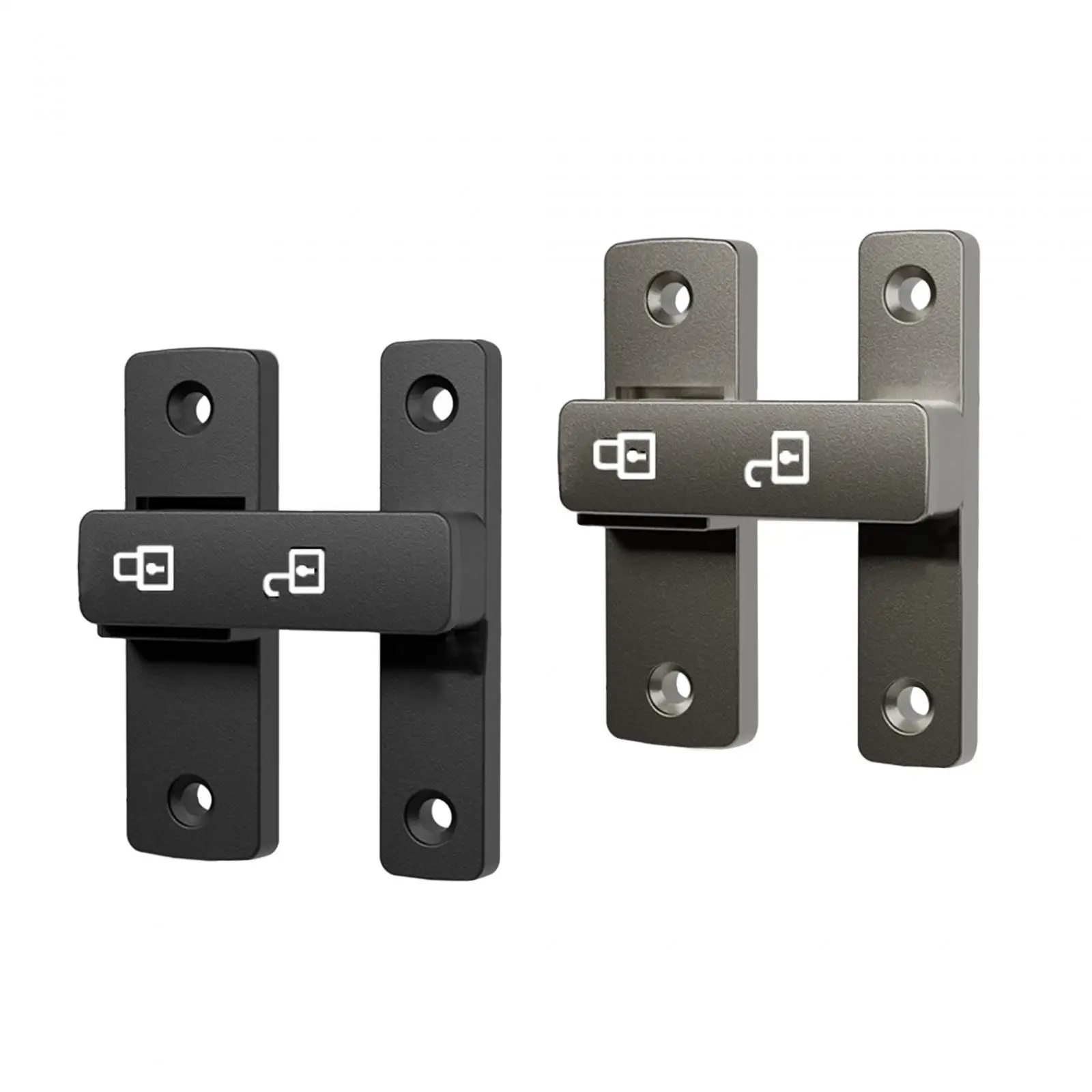 Barn Door Lock Latch 180&deg; Luminous Door Buckle for Family Bedrooms