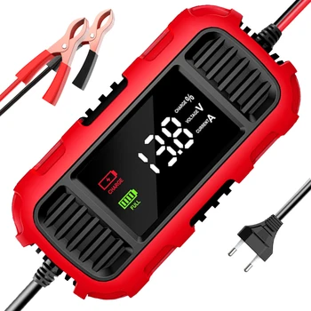 Per auto moto scooter ricarica batteria manutenzione batteria digitale per caricabatteria al piombo caricabatteria intelligente