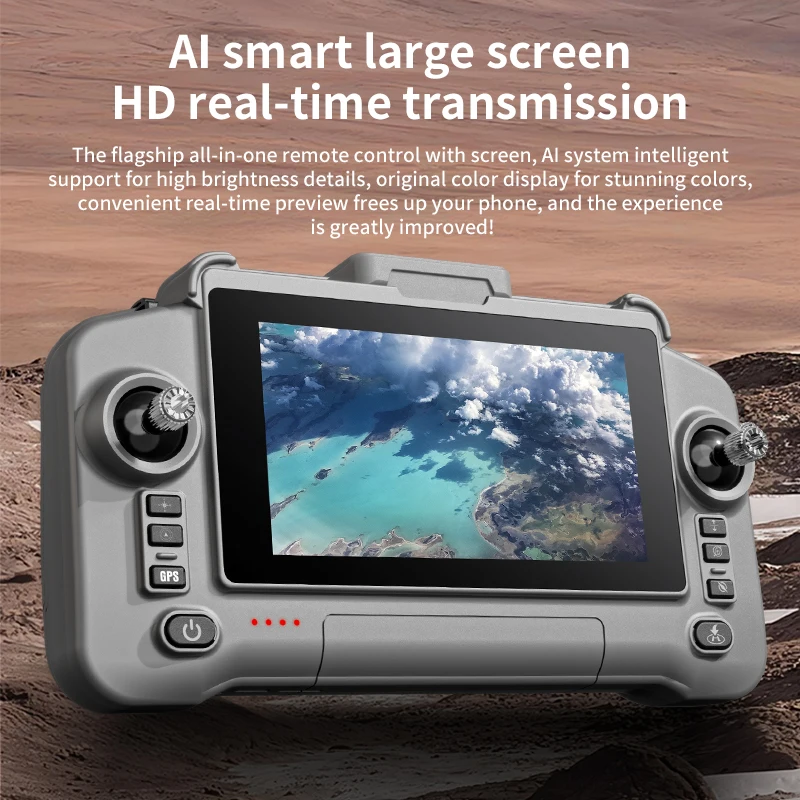 Drone SG603 posé sur une table avec télécommande 2.4G, prêt pour le décollage