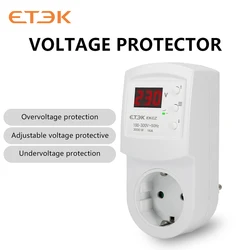 Advanced Overvoltage Protection Relay (16A, AC 140 - 300V) - Multifunctional Electronic Plug and Socket (EKCZ)