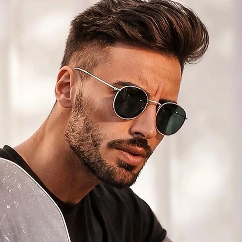Classic Polarized Sunglasses For Men Retro Vintage Designer Style_voghion.com