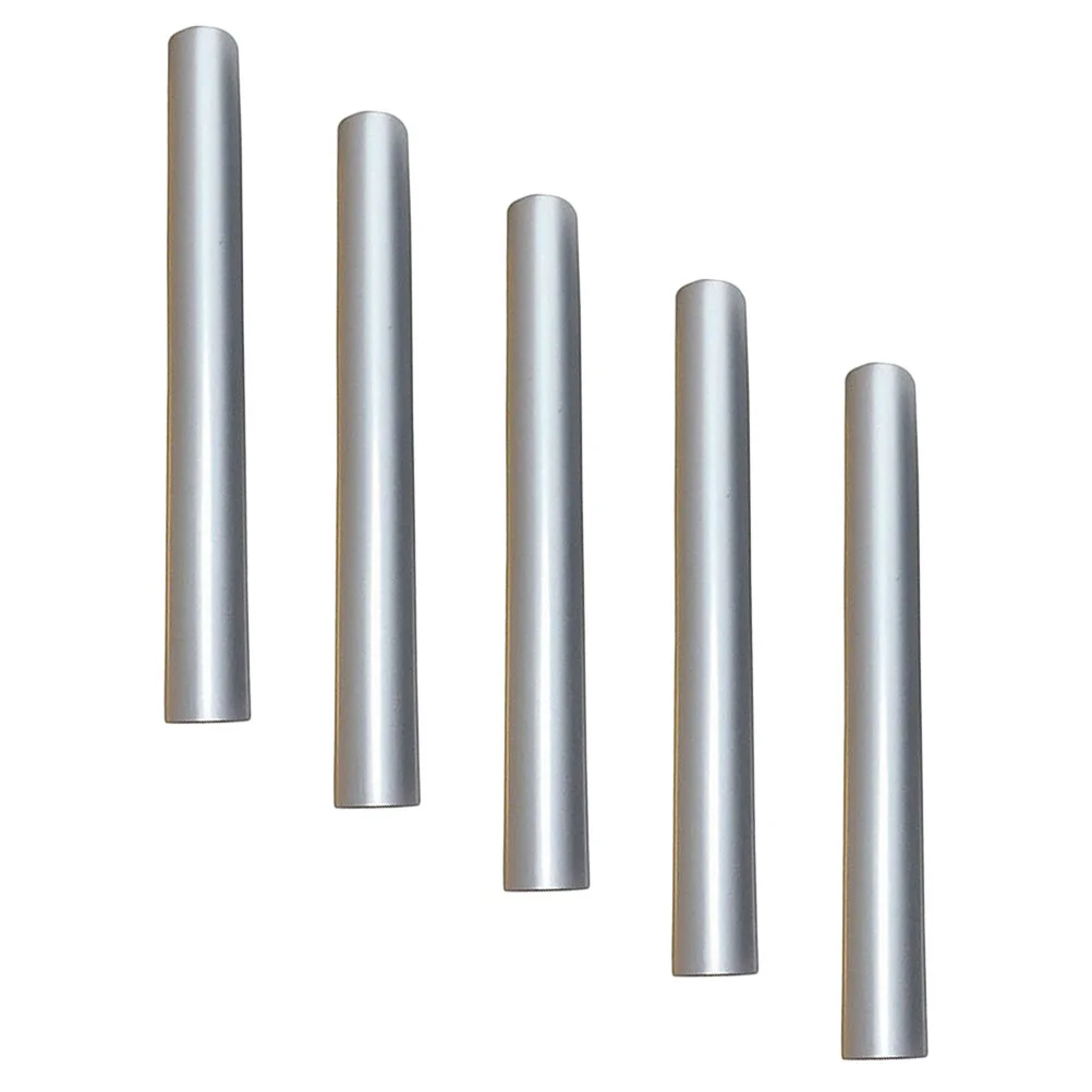 5 Pcs Nail Pen Cap Brushes Sealed Manicure Caps Cover Alloy Protection Zinc Decor Lightproof Topper -proof 6