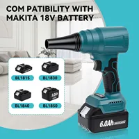 Souffleur d'air électrique sans fil puissant pour batterie Makita 18V, pistolet à air portable, souffleur de feuilles de jardin, outils électriques pour souffler la poussière 5