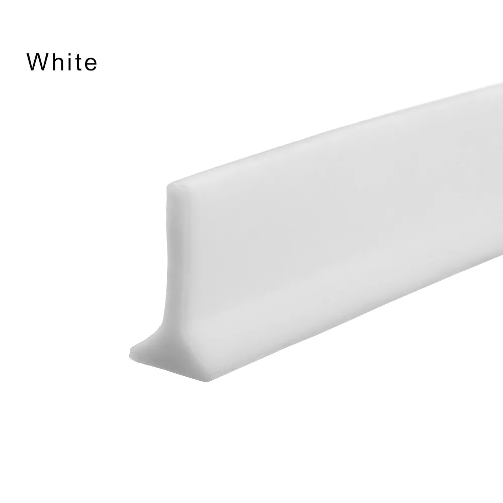Opvouwbare douchedrempel Waterdam Siliconen waterbarrière Waterblokkerende strips Flexibele waterdichte strip Douchedam voor natte en droge scheiding voor badkamer en keuken