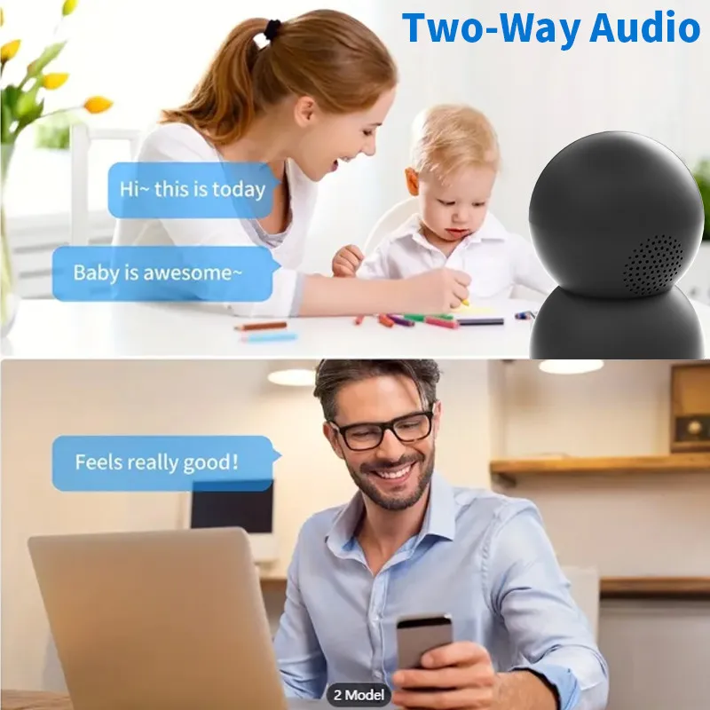 Wireless WIFI Monitoring Camera 360 degree intercom 3MP 1080P Home Security Camera Remote HD Night Vision Camera Monitor Smart Home 3
