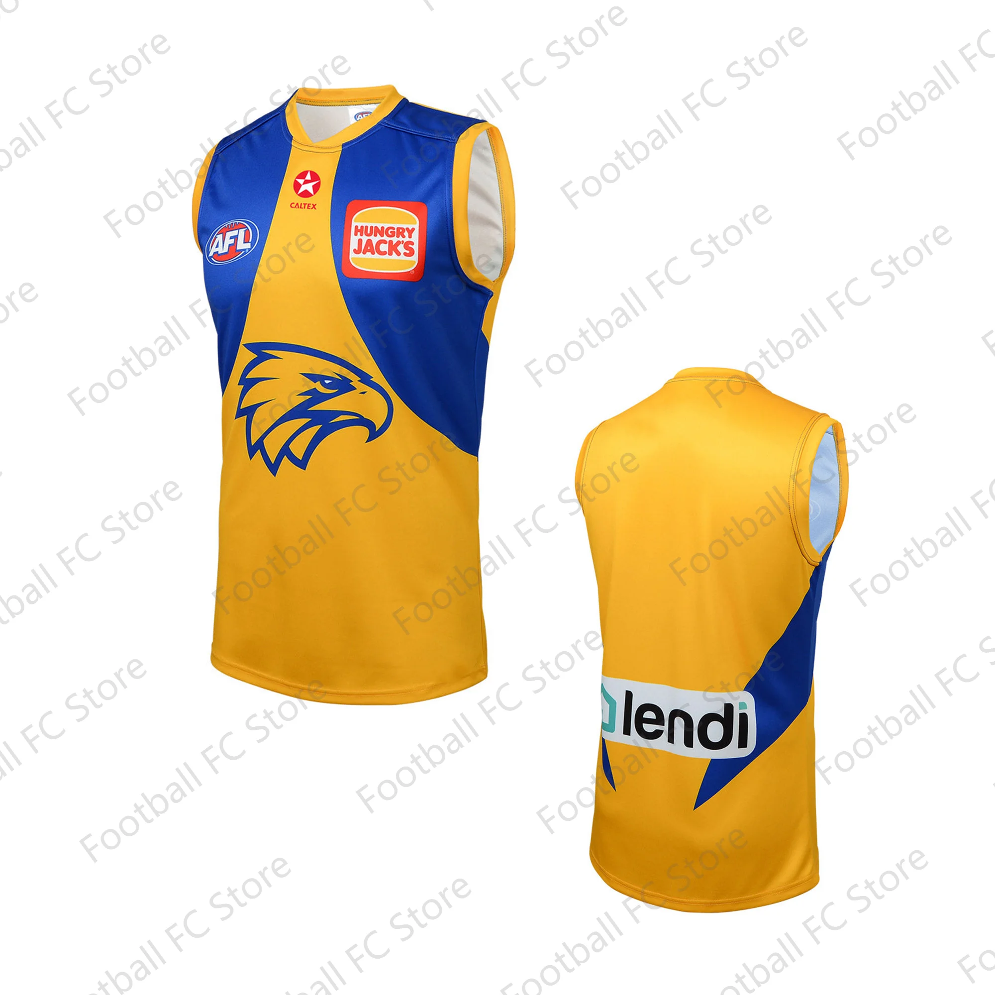 Summer A.F.L West Coast Eagles Indigenous Guernsey Jersey Oversized loose Vest For Adult/Kids Kit boxing jersey