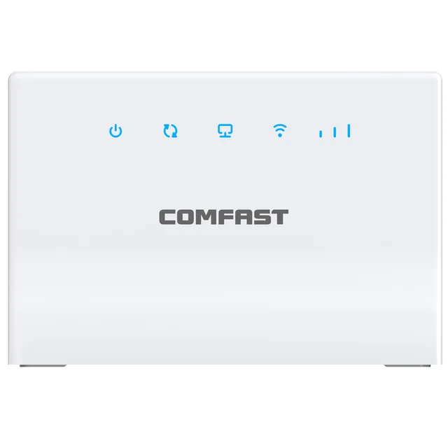 4G LTE Router with SIM Card Slot 300Mbps Unlocked Wireless Mobile WiFi  Hotspot Routers with 4pcs Non-Detachable Antennas for  B2/B4/B5/B12/B13/B17/B18/B25/B26, Sim Card Router Prepaid Hotspot 