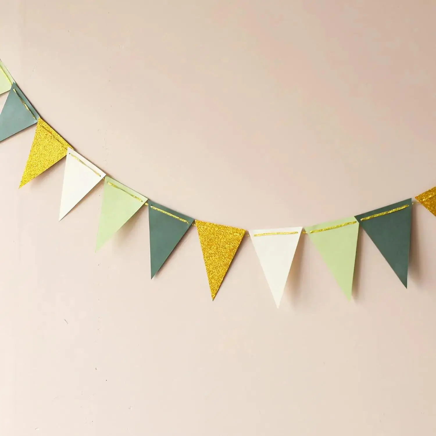 Triangular Flags 16Pcs Party Decorations Birthday Banner