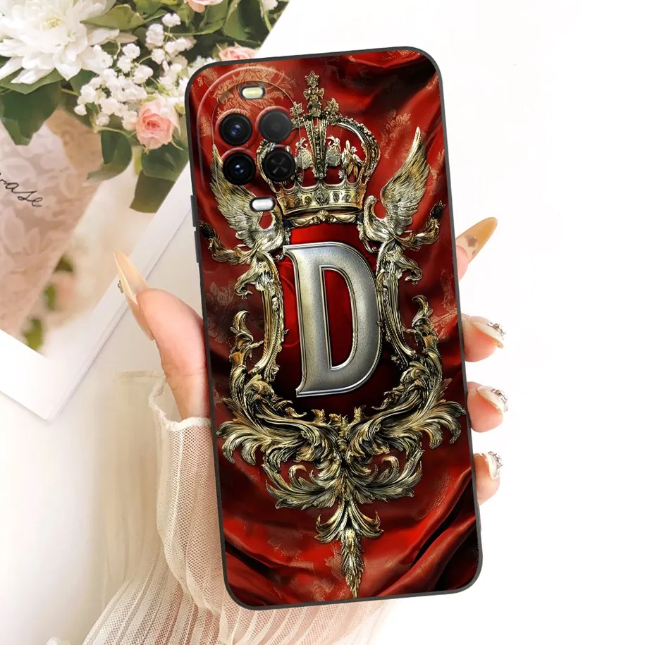 Huawei Nova 15 Case - Simple Crown Letters Soft Liquid Silicone Cover