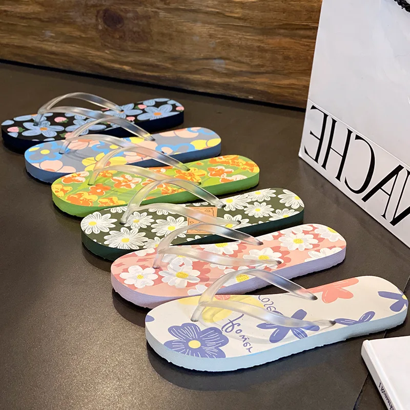 Trendy Summer Beach Anti-Slip Slippers with Fashionable Clip-On Design