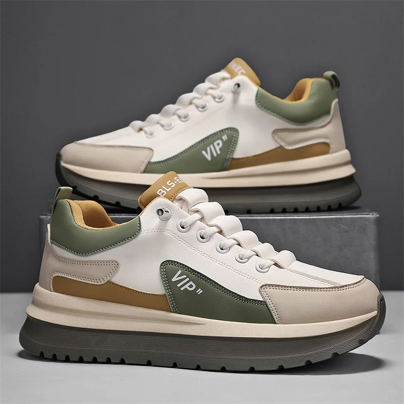 أحذية رياضية للرجال أحذية تنس مريحة من الجلد للرجا...