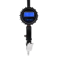 Digital Tire Pressure Inflator Gauge Aluminum Alloy Tire Pressure Gauge Air Line Clip-on Tyre Pump for Motorcycle Bicycle Auto - Image 3
