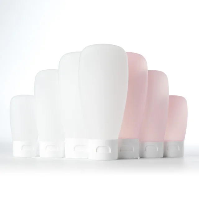 Kit de Garrafas Recarregáveis de 3 Peças: Viagem Prática e Sem Derramamentos