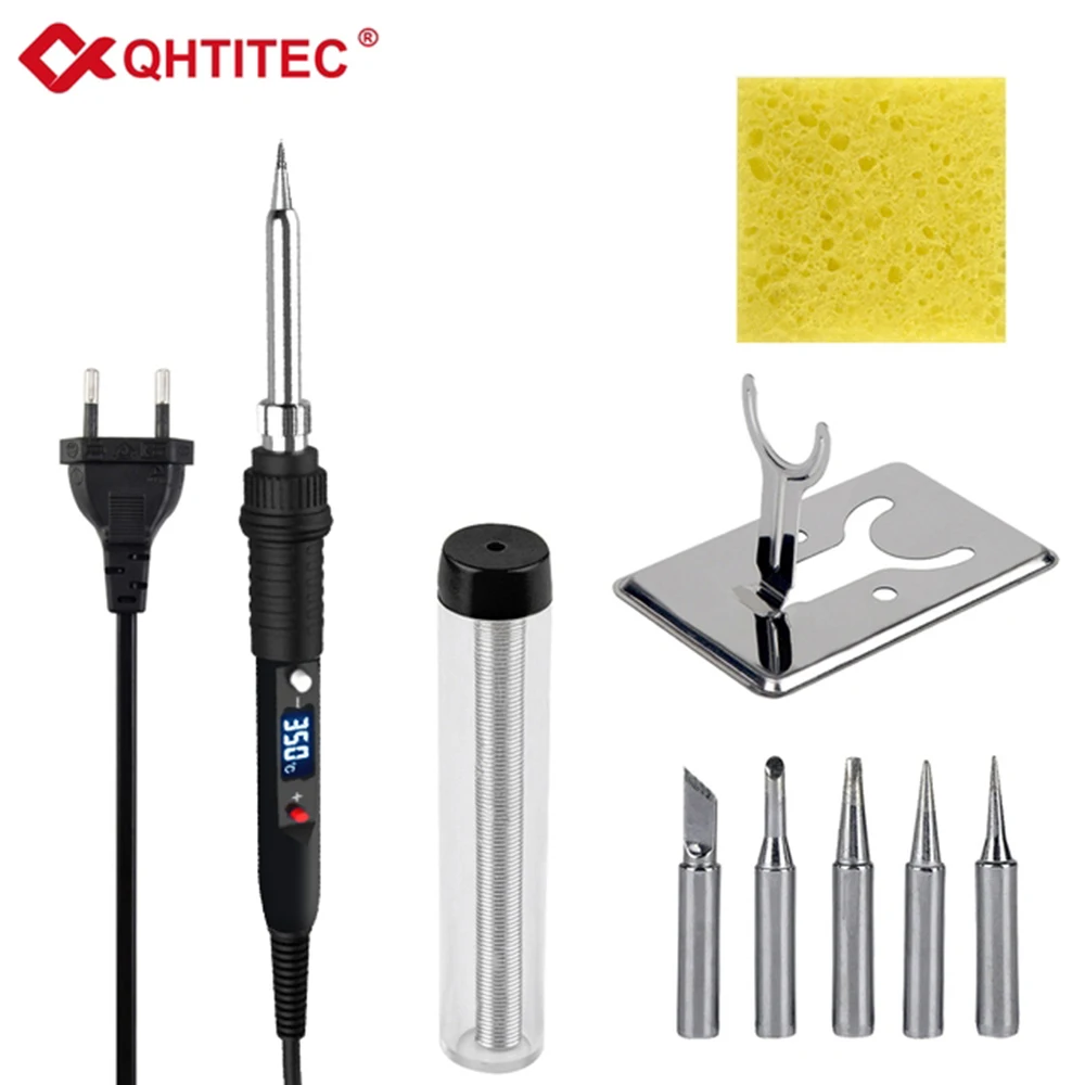 Kit Saldatore 80W Digitale Con Display LCD – Temperatura Regolabile 180-500°C – Kokologgo