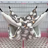 Pet Hammock Double-layer Plush Soft Winter Warm Hanging Nest Sleeping Bed Small Pets Hamster Squirrel Chinchilla House 5