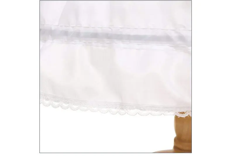 Exclen Jupon A-Line 3 cerceaux pour fille Taille réglable 6 Exclen Jupon A-Line 3 cerceaux pour fille Taille réglable 6