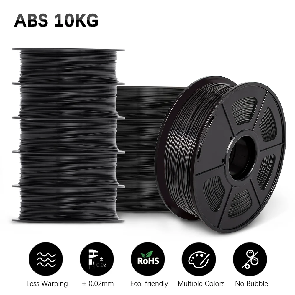 Filamento PLA/PLA Meta/PETG/PLA PLUS/PLA mate para impresora 3D JAYO de 1,75 mm, 10 rollos, materiales de impresión 3D para impresora 3D y bolígrafo 3D