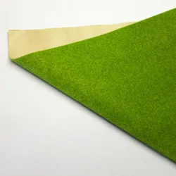 25cm Artificial Grass Mats for Miniature Scenery and Garden Decor (Autumn Green)