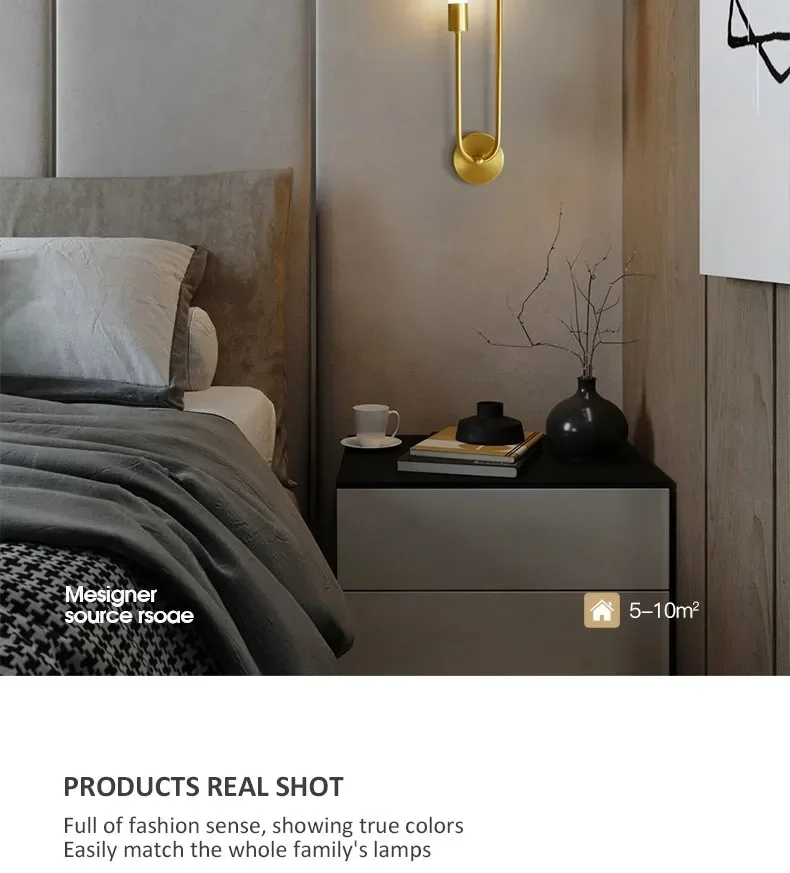 Applique Da Parete LED Ricaricabile Senza Fili - Lampada Moderna Touch 360° Per Camera, Soggiorno E Corridoio - Foto 4