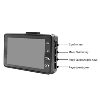 Motorcycle DVR Dash Camera with Front Rear Camera Dual Video Loop Recording Waterproof Motorbike Driving Recorder Cam XY 2