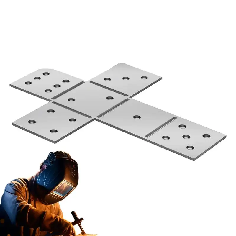 

Набор металлических пластин для сварочных работ, набор квадратных сварочных инструментов для тренировок по дуговой сварке