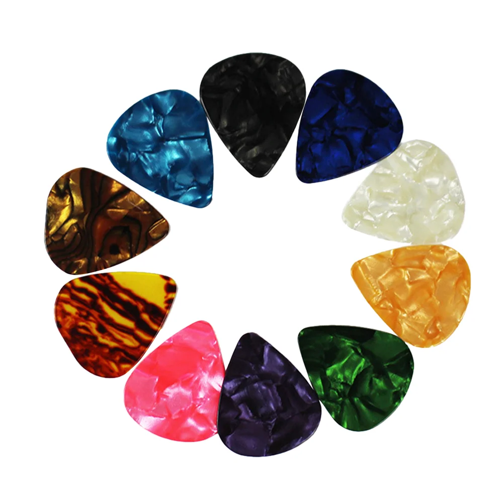 

20PCS Thin Guitar Picks 046mm Celluloid Guitar Sharpnel for Ukulele Guitar